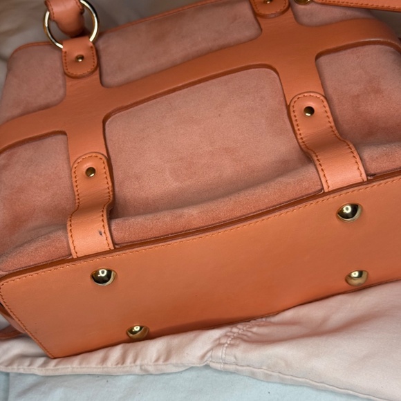 Salvatore Ferragamo Two Way Shoulder Bag AF-21 4875 Pink Suede Leather Women's - Picture 5 of 13